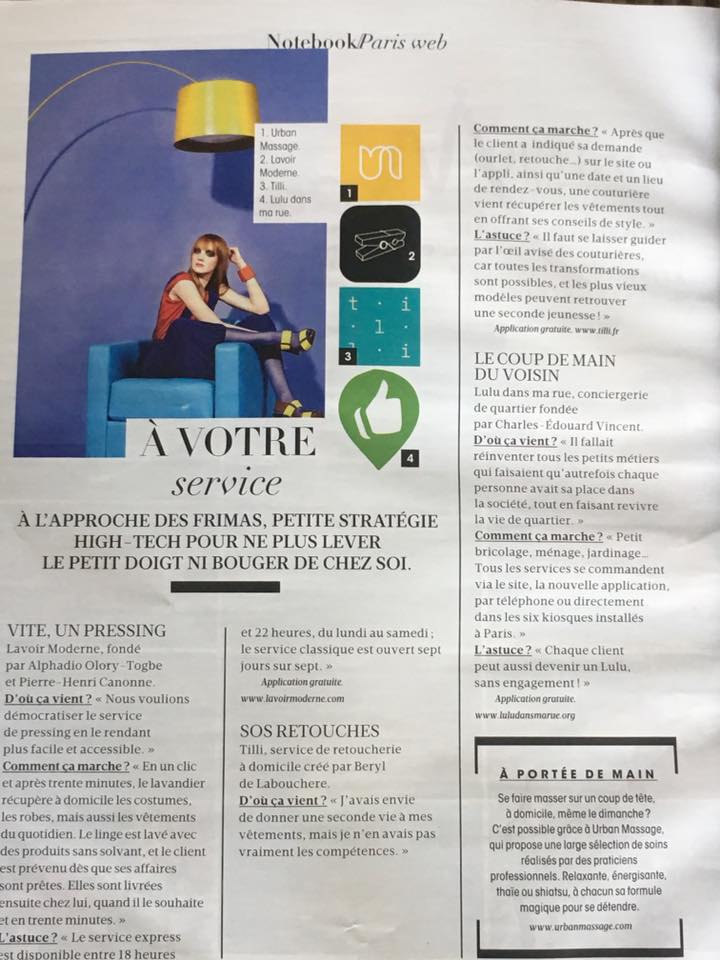 Article sur la retouche à domicile